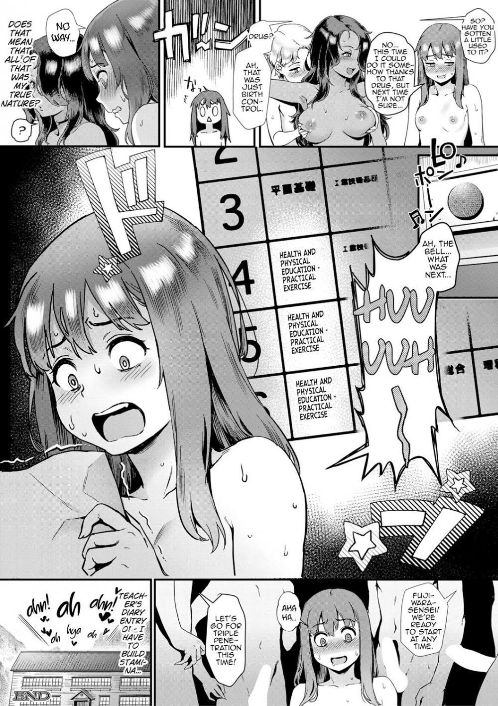 Hentai Manga Comic-Shinjin Kyoushi Fujiwara-san no Ayashii Kyouin Nikki-Read-38